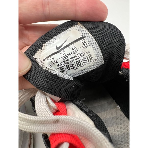 Nike Air Max 95 GS 7y 8.5w Just Do it Print Serfio Lozano Black White Orange - Picture 11 of 16